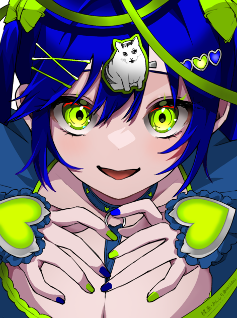 みんしち様の線画を塗りました！！