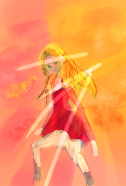 謎の光