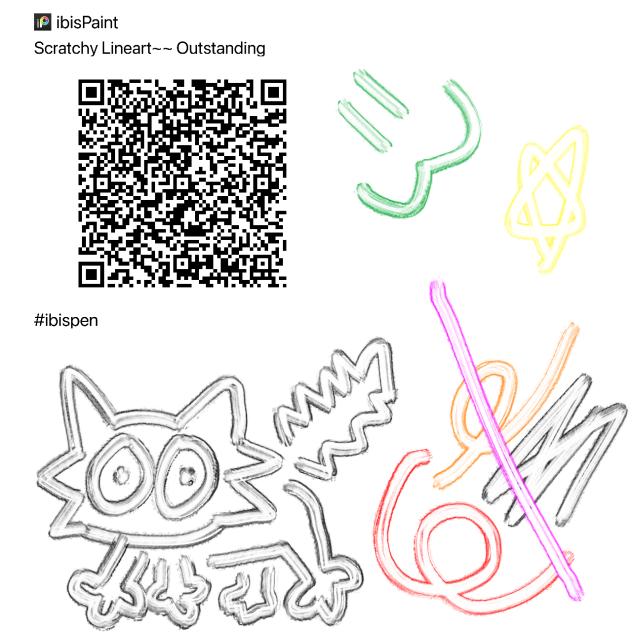Scratchy Linart Brush