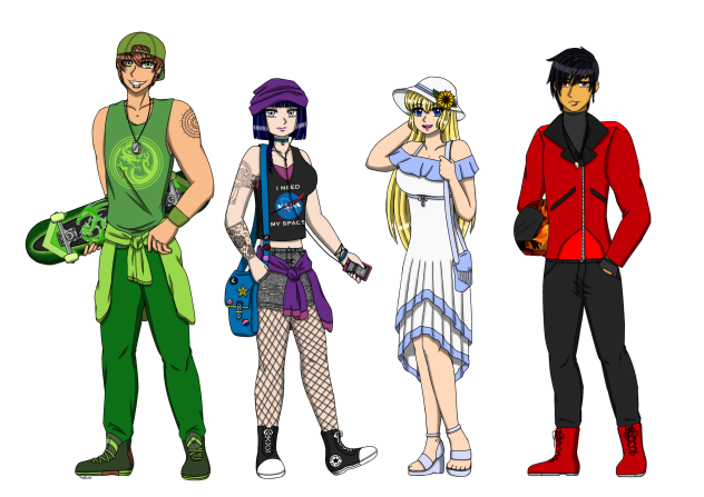 TSF OC's In Modern Clothing [Speedpaint]