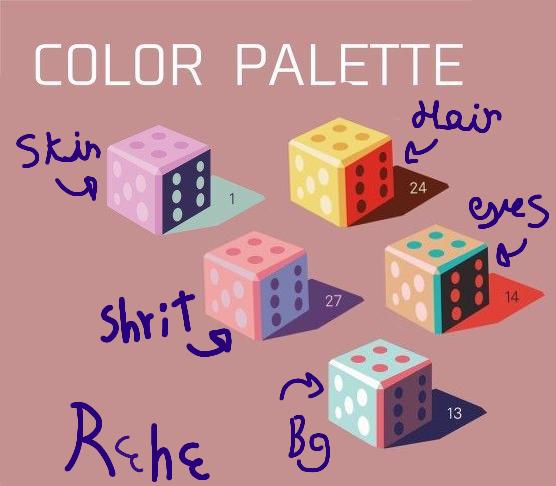 color pallet I used 🥹