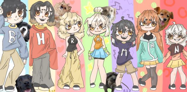 Bali,Helen,Rita,Molly,Magi,Nina and Niki