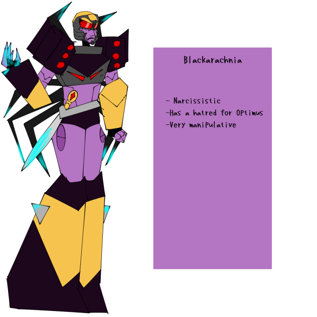 Blackarachnia (True Heroes AU)