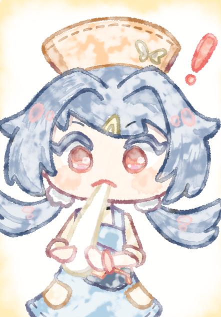 餅を食べるヒカル