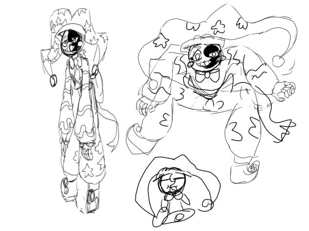 Messy moon I made him short