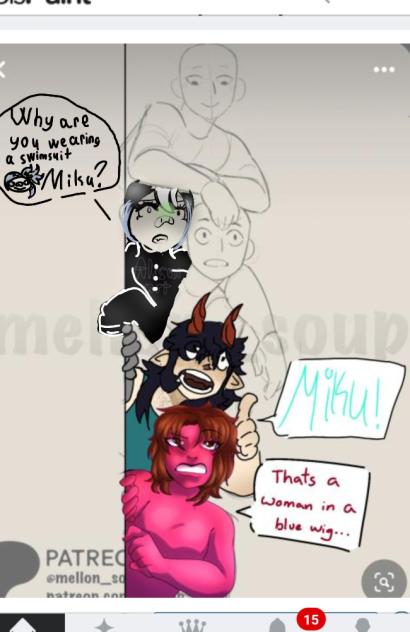 collab why are you wearing a swimsuit