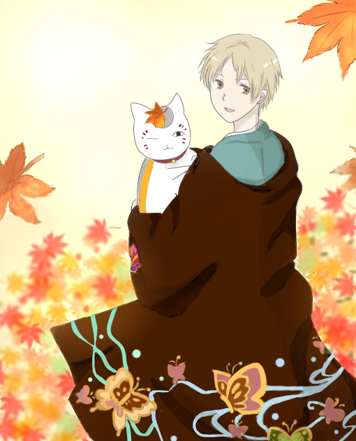 夏目とにゃんこ先生　秋バージョン