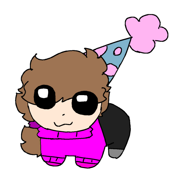 yippee pika with b-day hat