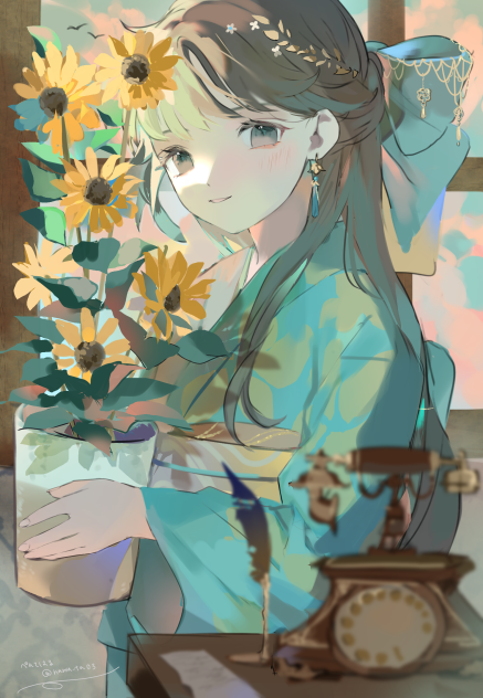 君は向日葵がよく似合う