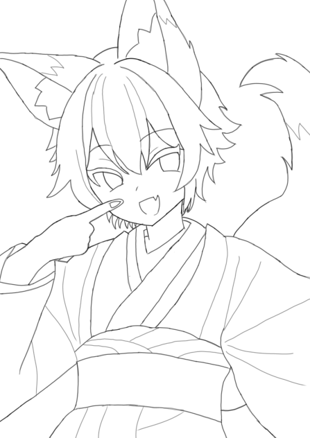フリー線画2！