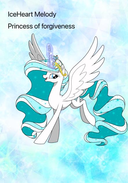 IceHeart as a full grown Alicorn