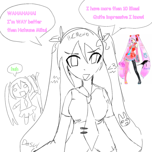 kagami kawaiine doodle!