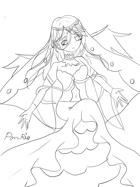 悪魔との契約線画