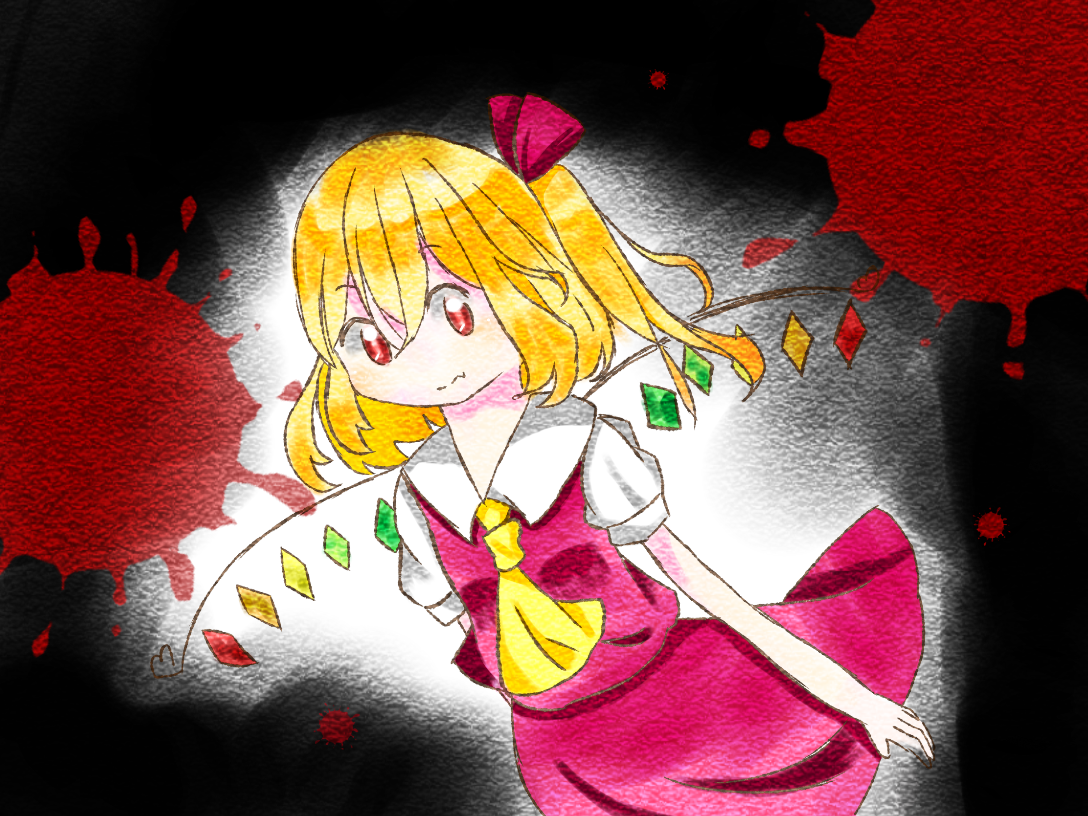 真っ黒背景 フランドール2 Ibispaint 真っ黒背景 フランドール2 Ibispaint