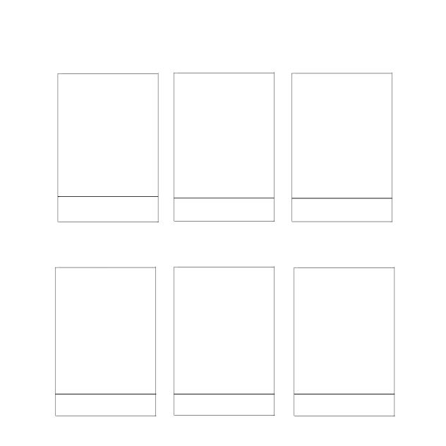 Give me 6 object show characters to draw