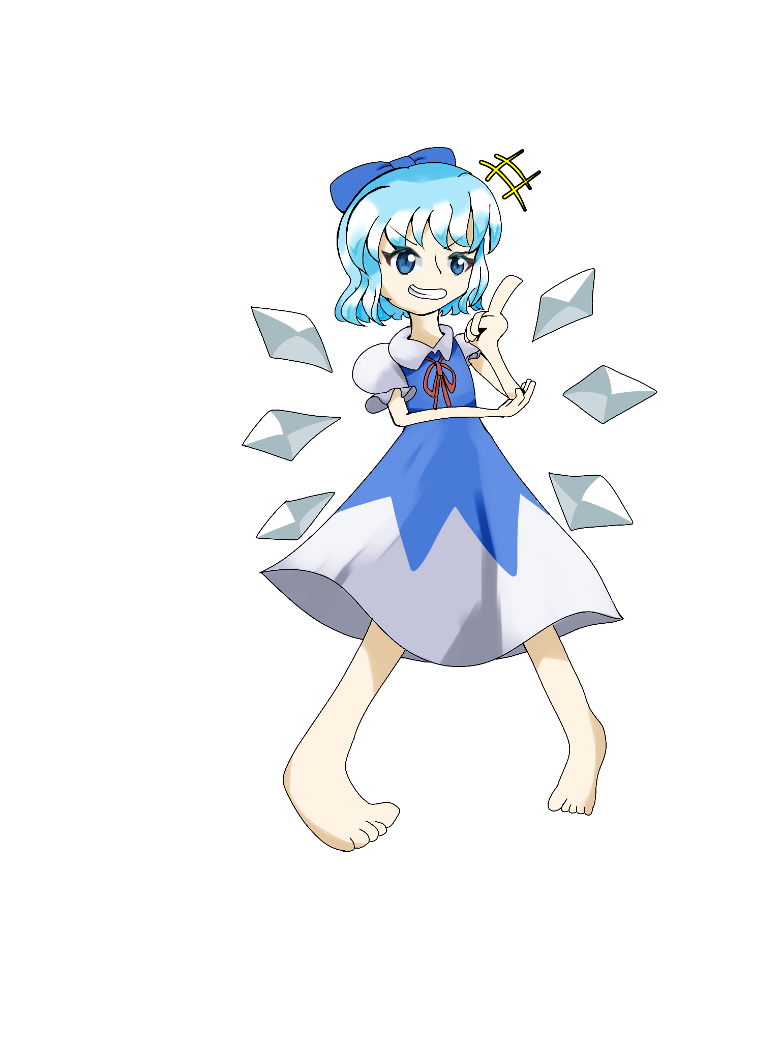 溶けない炎天下の氷精 チルノ - ibisPaint