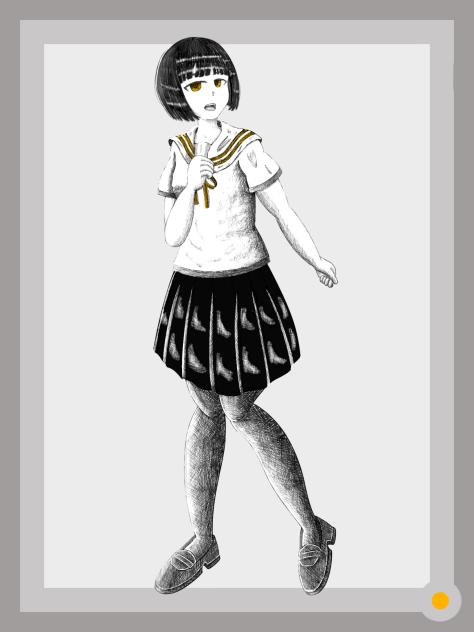 セーラーの女の子