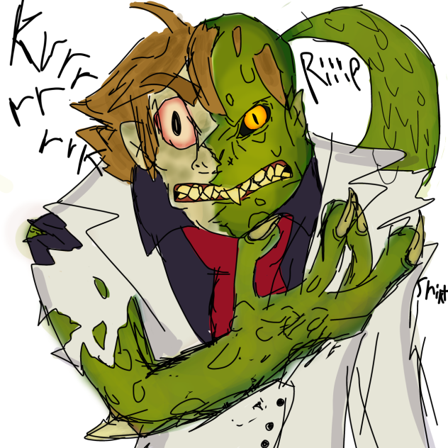 Dr. Curt Connors transformation