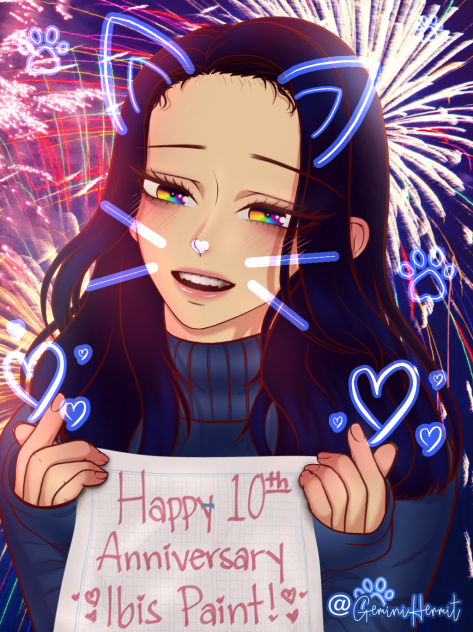 Ibis Paint Tenth Anniversary ♥️