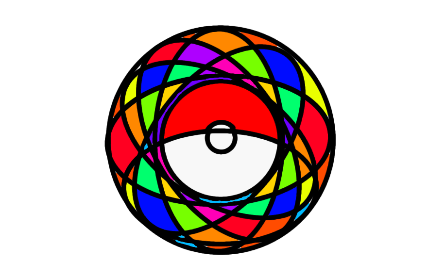 ステンドグラス ポケモン風 Ibispaint