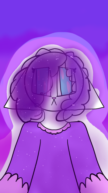 Galaxy cat girl