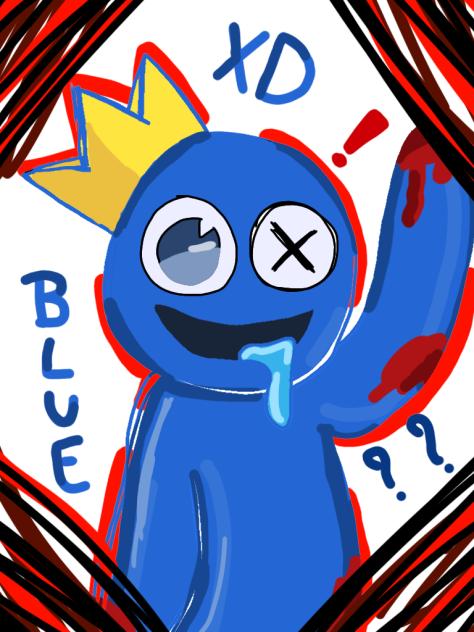 Blue 💙😱😱 (Rainbow Friends)