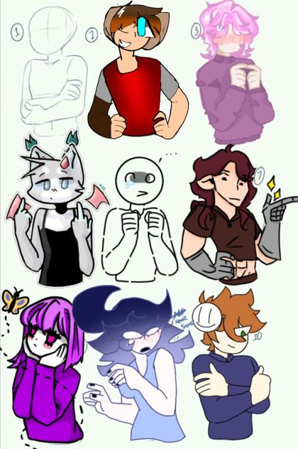 collab pose - ibisPaint