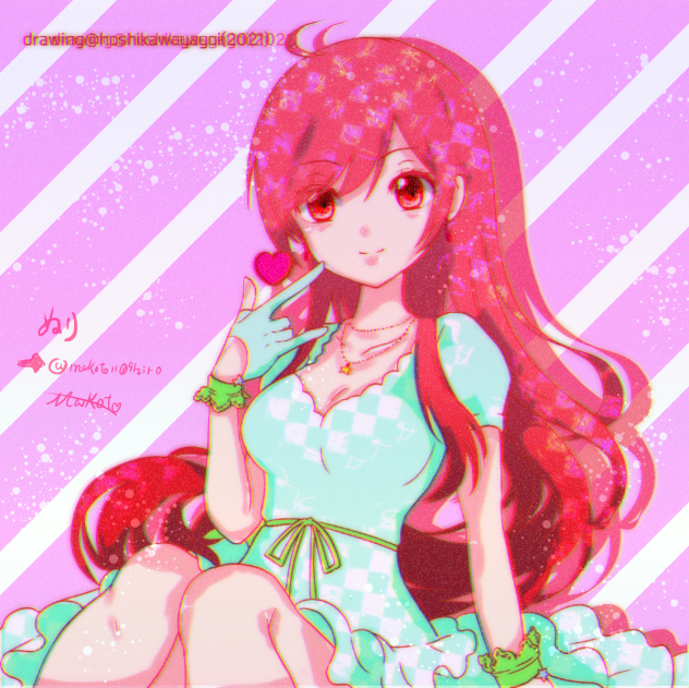 ヤヨイさんの塗り絵お借りしました