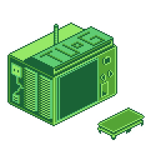 📺Tv-nya Hijauuuuuuu ~ Pixel art🔥🔥