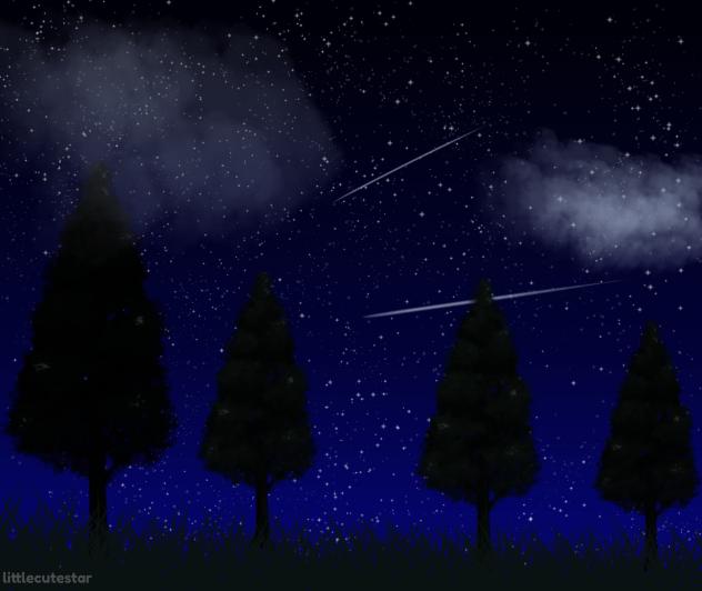 the night sky