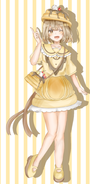 パンケーキ 擬人化