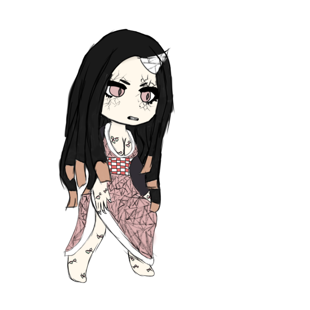 Full Form Nezuko IbisPaint full-form-nezuko-ibispaint
