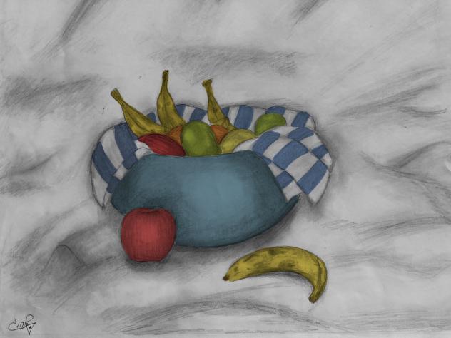 bowl of fruit - ibisPaint