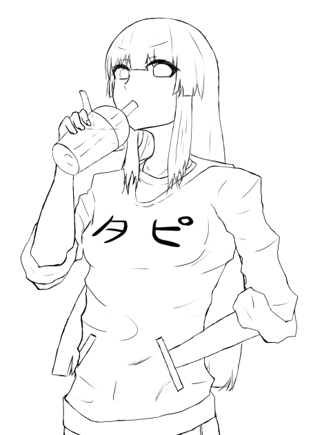 刀使ノ巫女 十条姫和 線画