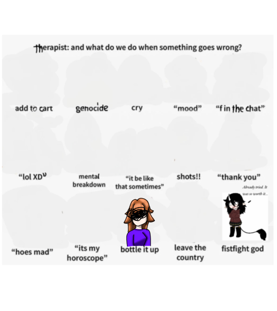 Therapist “wdwd when something is wrong
