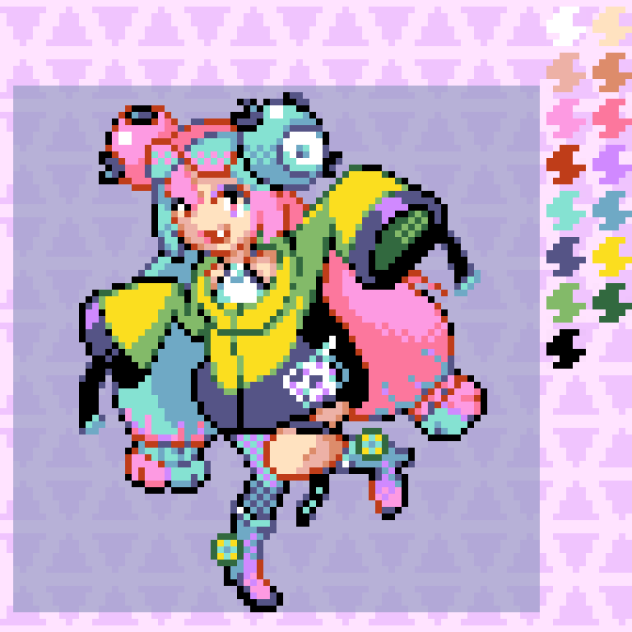 ドット絵 ナンジャモ ポケモンds作品風 Ibispaint