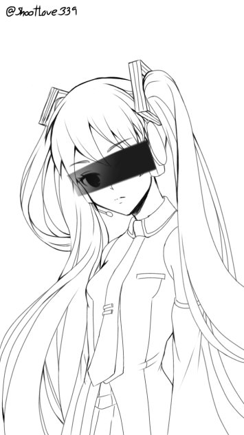 🎙️初音ミク🎤(No Color)