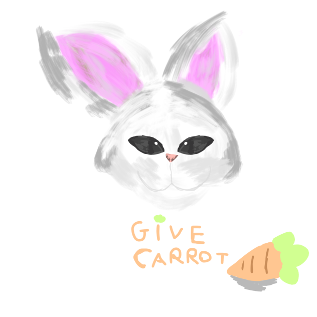POV You don’t give bunny carrot