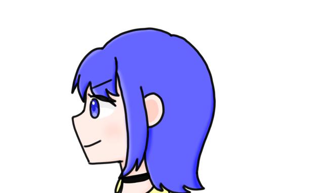 横顔練習☆