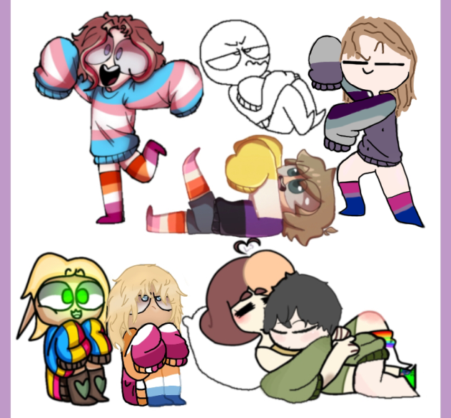 Pride flag people - ibisPaint