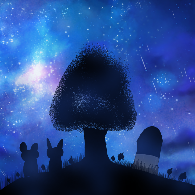 無一郎が空を見ている