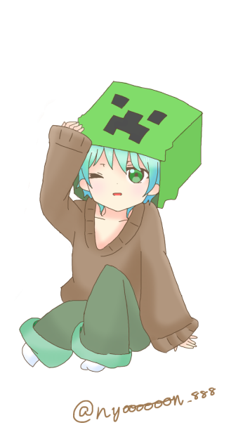 クリーパー擬人化
