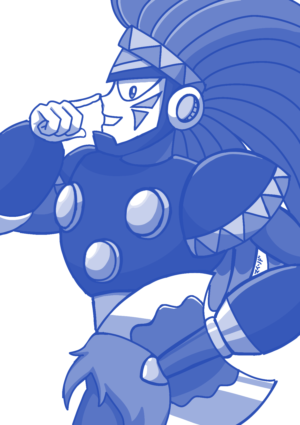 Tomahawk Man - ibisPaint