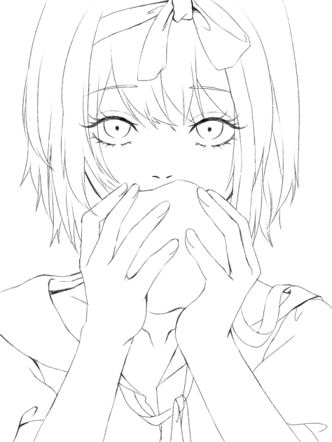 ぬりえ(白雪姫🍎)