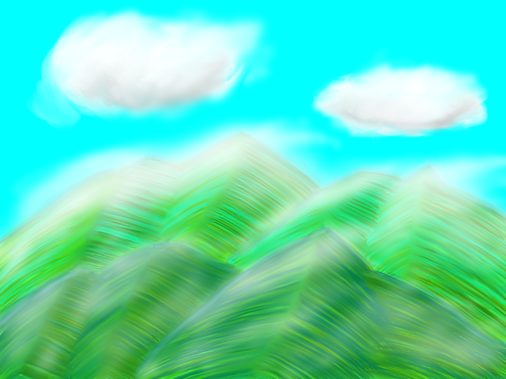 wind mountains - ibisPaint