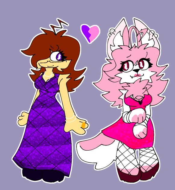 they are in prom dress