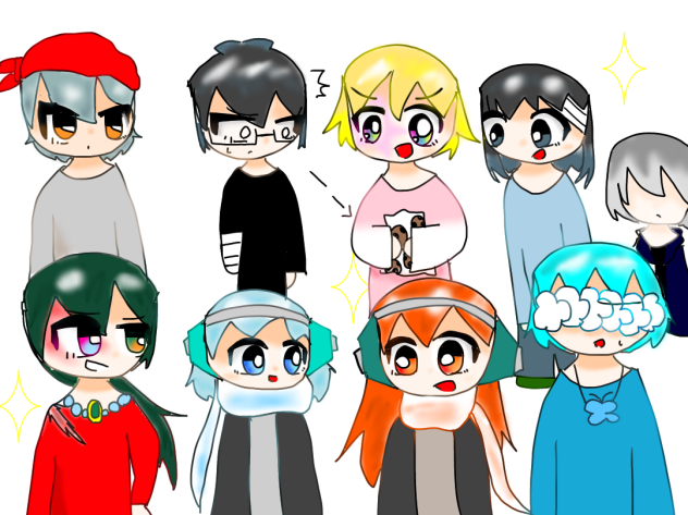 とりあえず描いてみた擬人化