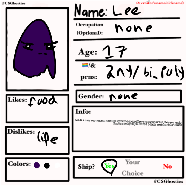For ghosties