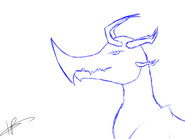 Dragon sketch