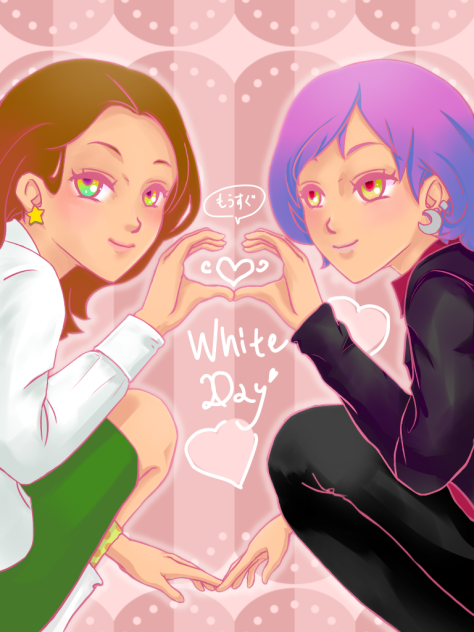 ホワイトデーの女の子たち